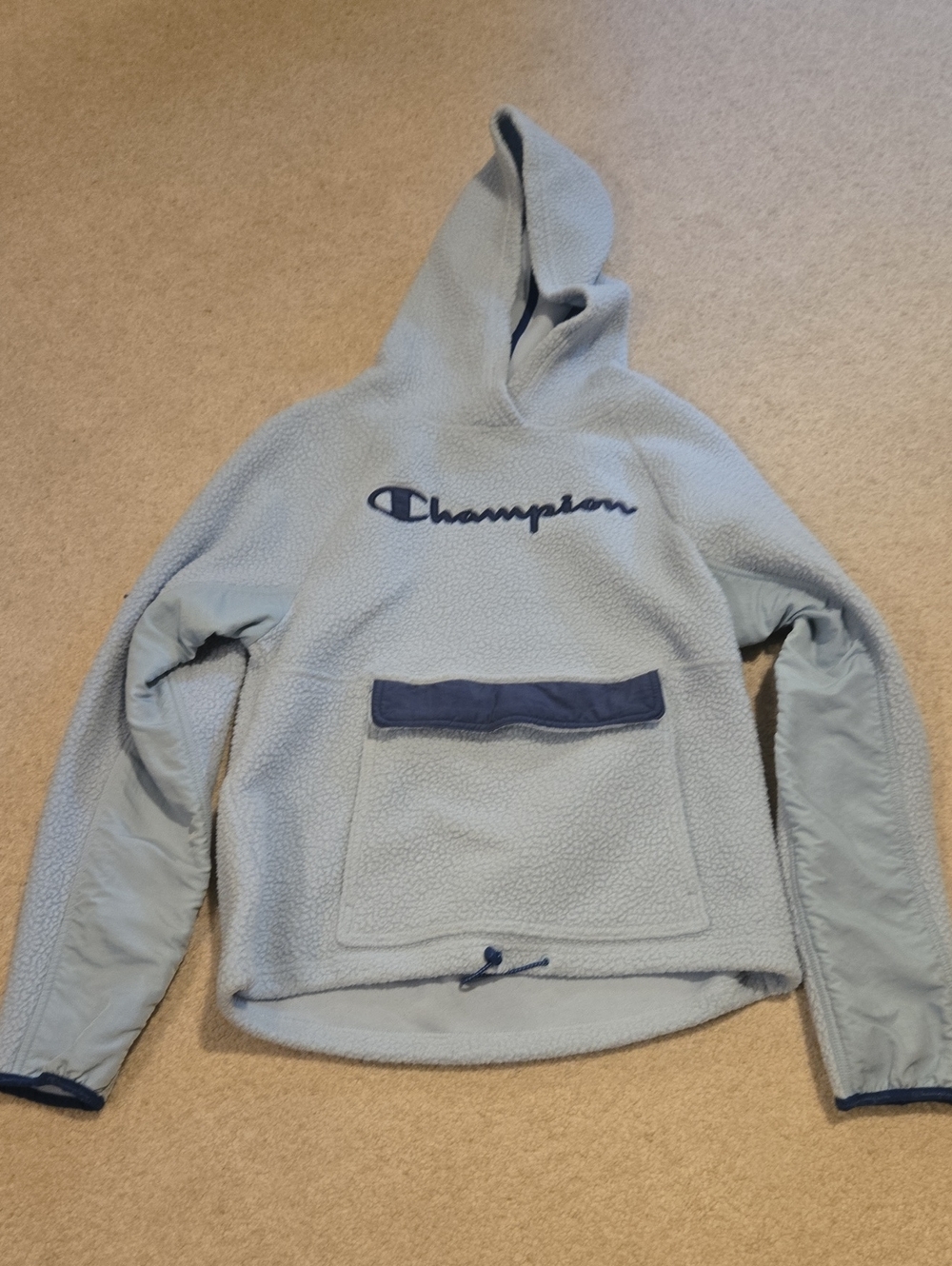 Champion Women's Medium Hooded Fleece Pullover With Front Pocket